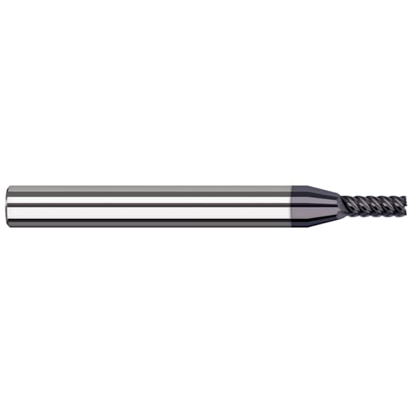 End Mill for Exotic Alloys - Corner Radius, 0.0470" (3/64), Number of Flutes: 6